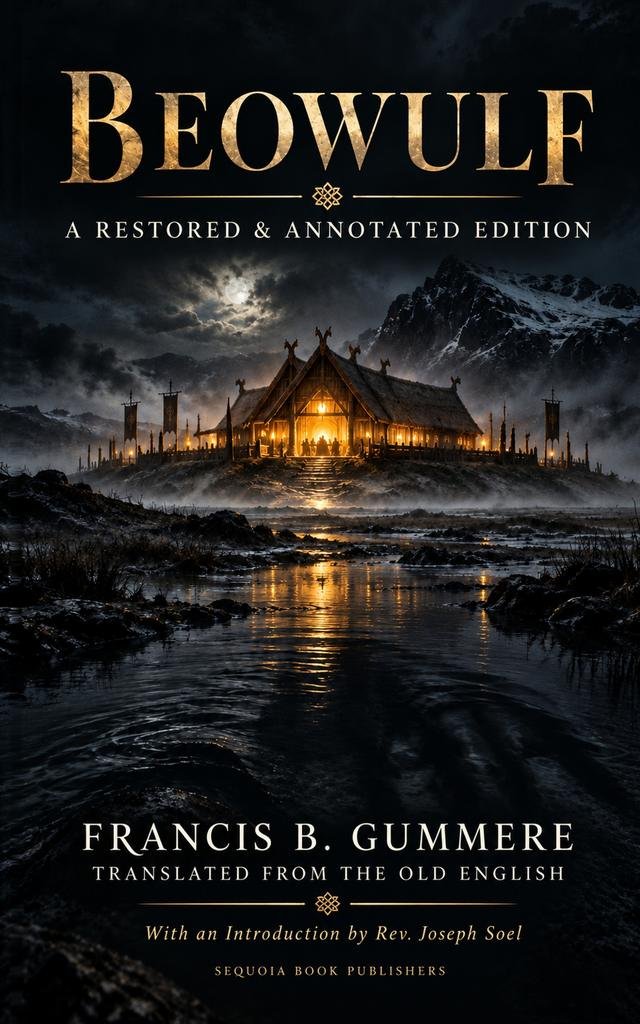 Cover of Beowulf: A Restored & Annotated Edition by Anonymous
