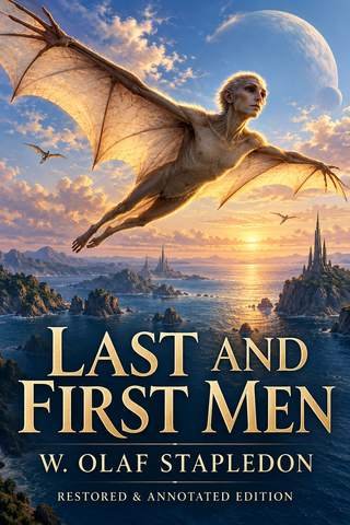 Cover of Last and First Men (Restored & Annotated Edition): A Story of the Near and Far Future