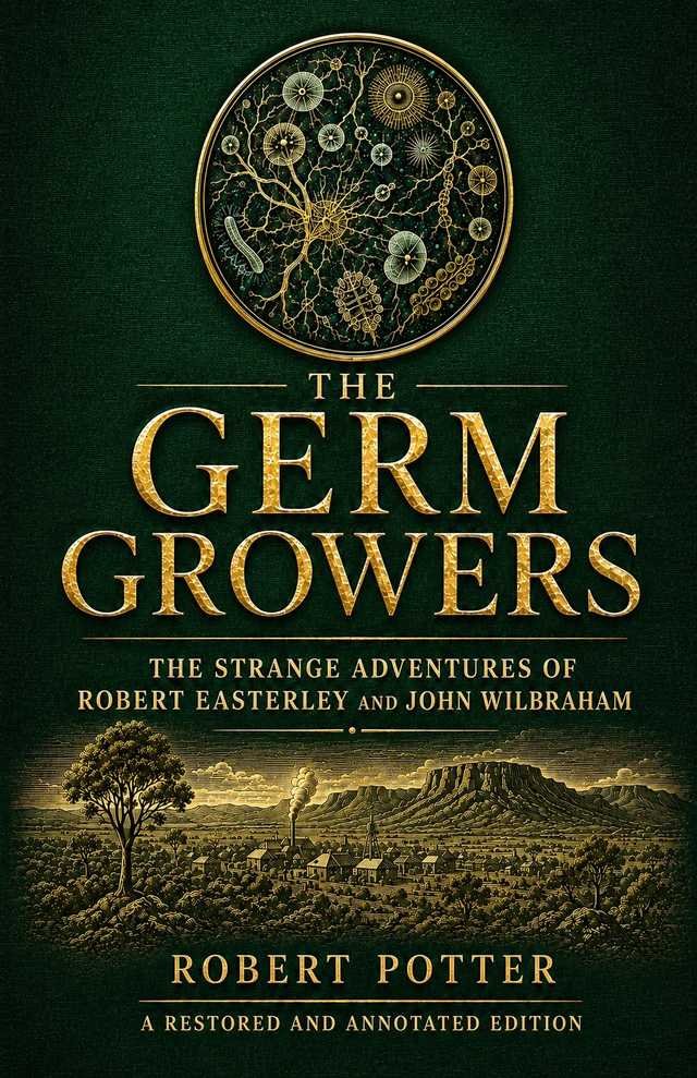 Cover of The Germ Growers: The Strange Adventures of Robert Easterley and John Wilbraham by Robert Potter