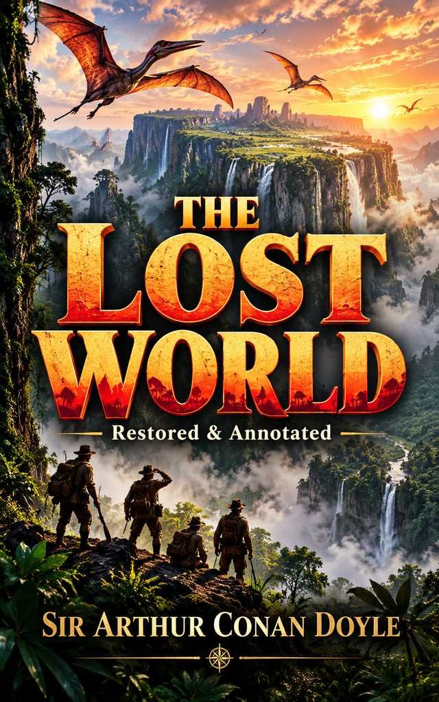 Cover of The Lost World (Restored & Annotated) by Sir Arthur Conan Doyle